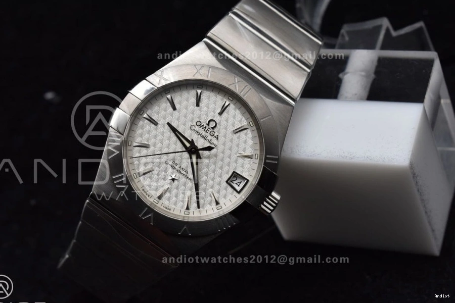 Constellation A8800 1:1 SS White 39mm Dial on Best Edition Bracelet VSF SS 1231